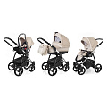 Детская коляска Esspero Newborn Lux 3 в 1, шасси Chrome Детская коляска Esspero Newborn Lux 3 в 1, шасси Chrome Khaki Beige — Фото