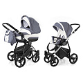 Детская коляска Esspero Newborn Lux 2 в 1, шасси Chrome Grey Lux — Фото