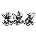 Детская коляска Esspero Classic 3 в 1, шасси Black Grey Carbon — Фото