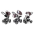 Детская коляска Esspero Newborn Lux 3 в 1, шасси White Детская коляска Esspero Newborn Lux 3 в 1, шасси White Brown lux — Фото