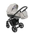 Детская коляска Roan Bass Eco 2 в 1, эко-кожа B4 Stone/black — Фото