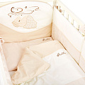 Комплект постельного белья в кроватку Putti My Little Bear, 3 предмета Комплект постельного белья в кроватку Putti My Little Bear, 3 предмета Полоска — Фото