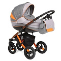 Детская коляска Adamex Aspena Grand Collection 3 в 1 Детская коляска Adamex Aspena Grand Collection 3 в 1 Orange+Black — Фото