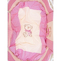 Комплект для овальной кроватки Valle Peekaboo 8 пр. Комплект для овальной кроватки Valle Peekaboo 8 пр. (розовый) — Фото