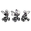Детская коляска Esspero Newborn Lux 3 в 1, шасси Grey Детская коляска Esspero Newborn Lux 3 в 1, шасси Grey Beige Brown — Фото
