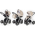 Детская коляска Esspero Newborn Lux 3 в 1, шасси White Детская коляска Esspero Newborn Lux 3 в 1, шасси White Khaki Beige — Фото