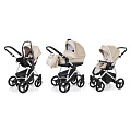 Детская коляска Esspero Newborn Lux 3 в 1, шасси Grey Детская коляска Esspero Newborn Lux 3 в 1, шасси Grey Khaki Beige — Фото