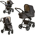 Детская коляска Hauck Atlantic Plus Trio Set 3 в 1 Детская коляска Hauck Atlantic Plus Trio Set 3 в 1 caviar — Фото