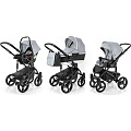 Детская коляска Esspero Magic Alu 3 в 1, шасси Black Детская коляска Esspero Magic Alu 3 в 1, шасси Black Silver — Фото