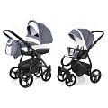 Детская коляска Esspero Newborn Lux 2 в 1, шасси Black Grey Lux — Фото