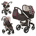 Детская коляска Hauck Malibu All in One 3 в 1 Детская коляска Hauck Malibu All in One 3 в 1 Dots Black — Фото