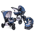 Детская коляска Chicco Trio Activ3 with Kit Car 3 в 1 Blue passion — Фото