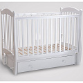 Детская кроватка Baby Luce Карамелька, универсальный маятник белый — Фото