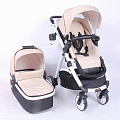 Детская коляска XO Kid Drive 2 в 1 Beige — Фото