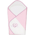 Одеяло-конверт Ceba Baby Одеяло-конверт Ceba Baby W-810-055-007 Hearts White-Pink — Фото