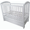 Детская кроватка Baby Luce Слава 0, универсальный маятник Детская кроватка Baby Luce Слава 0, универсальный маятник белый — Фото