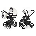 Детская коляска Esspero Newborn Lux 2 в 1, шасси Black White — Фото