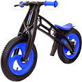 Велобалансир + беговел Hobby-Bike RT Fly А Черная Оса Plastic А-шины елочка (blue-black) — Фото