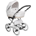 Детская коляска Tutek Turran Silver 3 в 1, 100% эко-кожа 46293a20-a122-11e7-9d9b-4aad34b7c28f — Фото