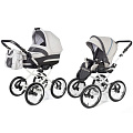 Детская коляска Esspero Classic 2 в 1, шасси White Детская коляска Esspero Classic 2 в 1, шасси White Grey Carbon — Фото