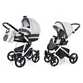 Детская коляска Esspero Newborn Lux 2 в 1, шасси White Light Check — Фото