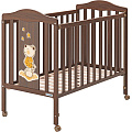 Детская кроватка Micuna Selsia 120 х 60 см с матрацем CH-620 Chocolate — Фото