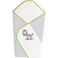 Одеяло-конверт Ceba Baby Одеяло-конверт Ceba Baby W-810-002-260 Zebra Grey вышивка — Фото