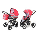 Детская коляска Esspero I-Nova 2 в 1, шасси Beige Детская коляска Esspero I-Nova 2 в 1, шасси Beige Red Grey — Фото