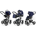 Детская коляска Esspero Newborn Lux Alu 3 в 1, шасси White Детская коляска Esspero Newborn Lux Alu 3 в 1, шасси White Navy — Фото