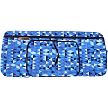 Чехол-портмоне складной для самокатов Y-Scoo арт. 145 (ромбы голубые) — Фото