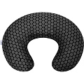 Подушка для кормления Womar Zaffiro Comfort Exlusive Вомар Заффиро Комфорт Эксклюзив 140 см (Графитовый/Черный) — Фото