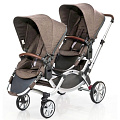 Детская коляска для двойни FD-Design Zoom 2 в 1 Camel — Фото