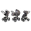 Детская коляска Esspero Newborn Lux 3 в 1, шасси Beige Carbon — Фото