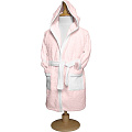 Детский махровый халат Red Castle Bathrobe 12-24 месяцев (Pink/White) — Фото