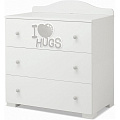 Бельевая тумба Erbesi I Love Hugs Glossy White — Фото