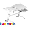 Растущая парта FunDesk Amare Растущая парта FunDesk Amare grey — Фото