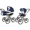 Детская коляска Esspero Classic 2 в 1, шасси Grey Navy Grey — Фото
