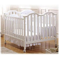 Детская кроватка для двойни Feretti Letto Gemellare Papa колесо Bianco — Фото