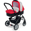Детская коляска Foppapedretti Kiss-me Travel System 3 в 1 (Red
						
					) — Фото