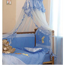 Комплект в кроватку Kids Comfort Elit Тамбурная вышивка 7 предметов