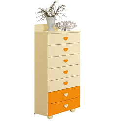 Комод Baby Expert Cuore 7 ящиков