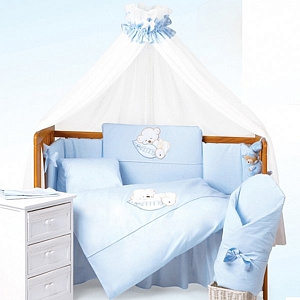 Комплект постельного белья Tuttolina Sleeping Bear, 3 предмета