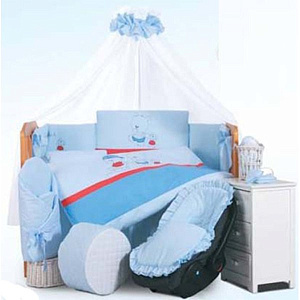 Комплект в кроватку Tuttolina Family, 6 предметов