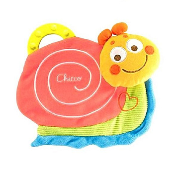 71345 Chicco Игрушка мягконабивная "Коврик игровой с прорезывателем "Улитка""