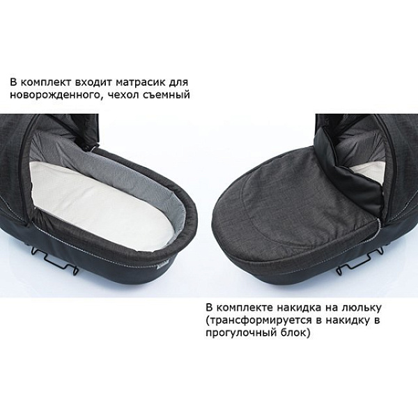Детская коляска Teutonia Mistral Primus V4 Graphite 2 в 1 WHL3 фото 5