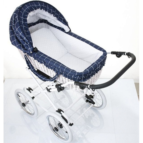 Детская коляска Lonex Classic Retro R-White  3 в 1 фото 2