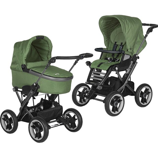 Детская коляска Teutonia Mistral Primus V4 Graphite 2 в 1 WHL3 фото 1