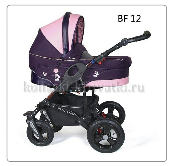 Коляска Danny Sport 2 в 1 Butterfly из эко-кожи фото 7